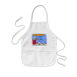 Tablier Enfant Amusant goéland de mer petrel caricature humour