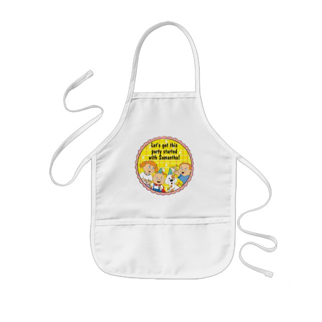 Tablier Enfant Apron Children Zeevie et Friends for Hanoukka Y (Devant)