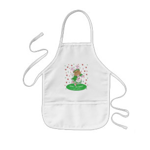 Tablier Enfant Apron de la longueur de Noël Joyeux et lumineux