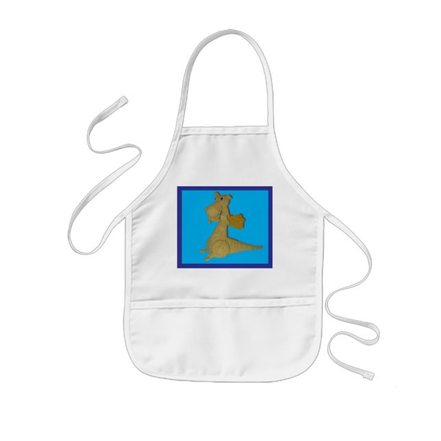 Tablier Enfant Apron - Dragon de jouets en cadre (Devant)
