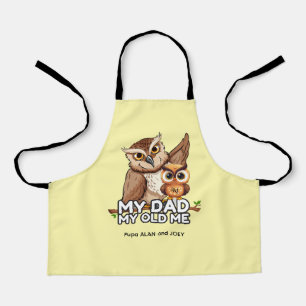Tablier Enfant Apron : Mon père Mon vieux moi (jaune)