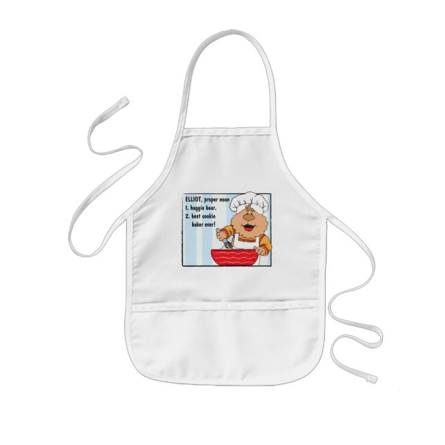 Tablier Enfant Apron Personnalisé Boy's Playing/Baking Apron (Devant)