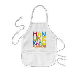 Tablier Enfant Aprons Enfants Hanoukka est Funukkah