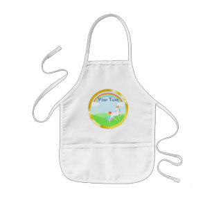 Tablier Enfant Arc-en-ciel à licorne