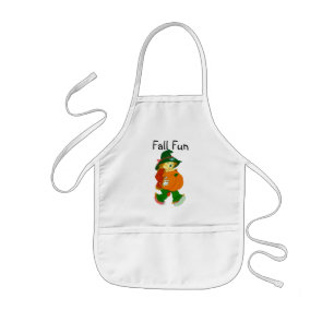 Tablier Enfant Automne Amusant Apron pour enfants