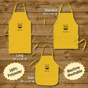 Tablier Enfant avec Visage Sourire Bouche Ouverte