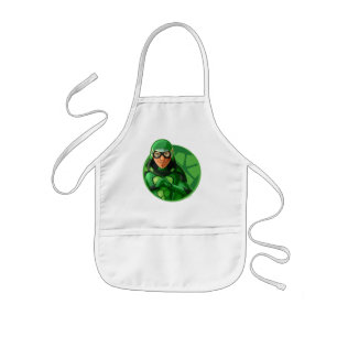 Tablier Enfant Badge vert Carapace