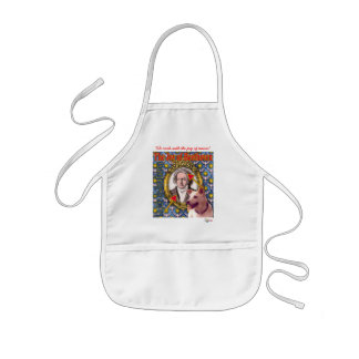 Tablier Enfant Beethoven dans la cuisine, faisant cuire des