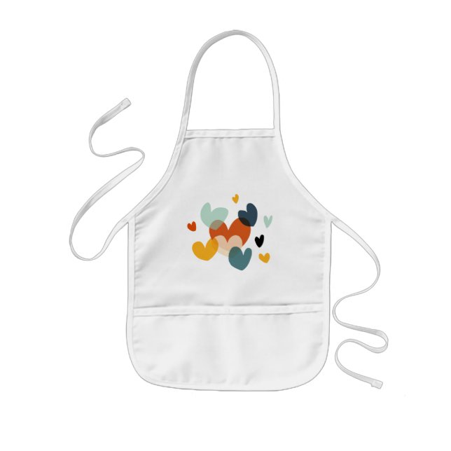 Tablier Enfant Belle Amour Carrosserie Dessins Coeur Art Amour Ar (Devant)