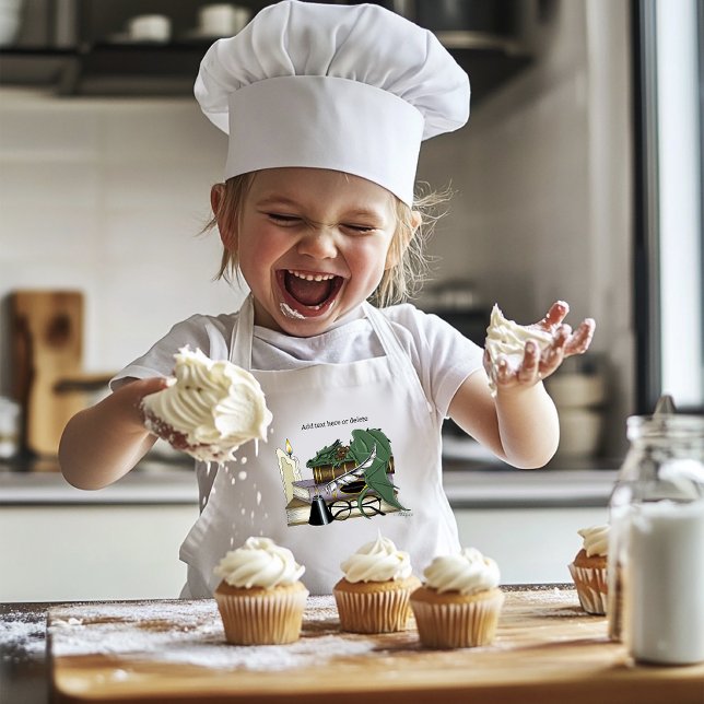 Tablier Enfant Boîtes de sommeil vertes Dragon (Créateur téléchargé)