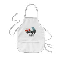 Boys Cute Blue Construction Cement Mixer Carton