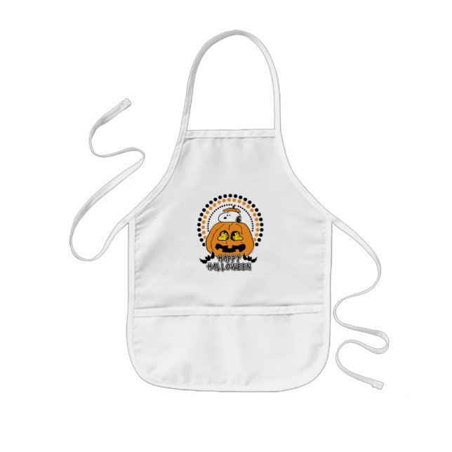 Tablier Enfant cacahuètes | Bonne Halloween (Devant)
