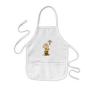Tablier Enfant cacahuètes   L'idée de l'ampoule de Charlie Brown