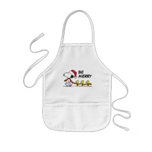Tablier Enfant cacahuètes Snoopy & Friends Winter Scarf