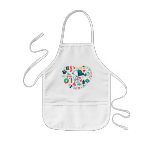 Tablier Enfant cacahuètes Snoopy Holiday Happiness Heart