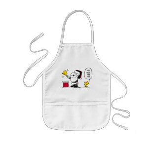 Tablier Enfant cacahuètes Snoopy & Woodstock Père Noël Bell Rin