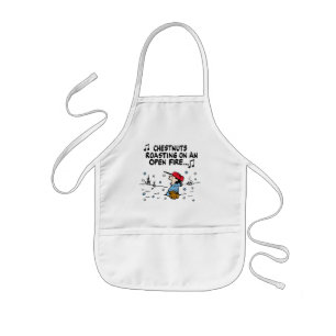 Tablier Enfant cacahuètes Torréfaction des châtaignes de Lucy