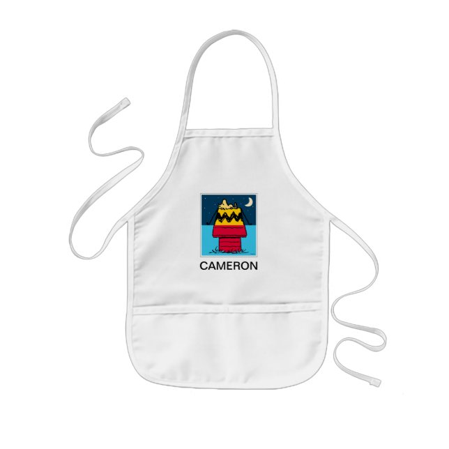 Tablier Enfant cacahuètes | Woodstock Camping Demi et Demi (Devant)