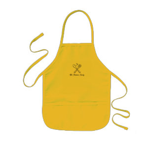Tablier Enfant Cadeau de nom de famille personnalisé