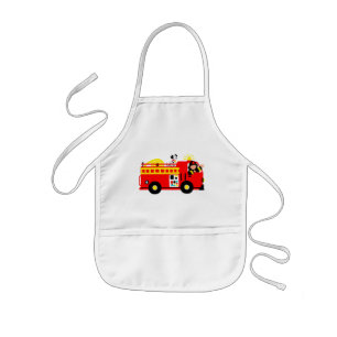 Tablier Enfant Camion de pompiers