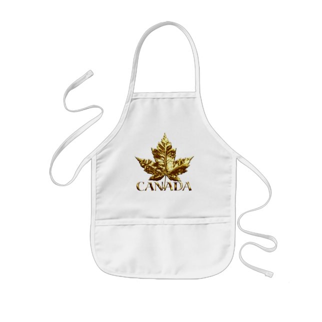 Tablier Enfant Canada Drapeau Souvenir Enfant's Apron Canada Souv (Devant)