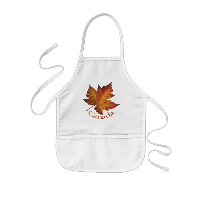 Tablier Enfant Canada Drapeau souvenir enfants Apron Canada Souve (Devant)