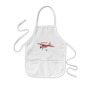 Tablier Enfant Caricature de l'avion à train de vélo