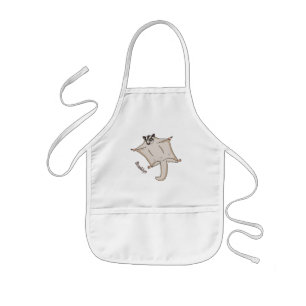 Tablier Enfant Caricature de planeur de sucre volant mignon