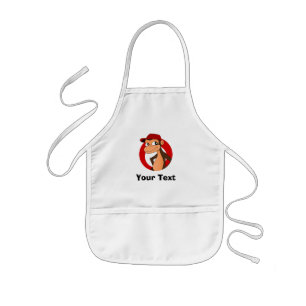 Tablier Enfant Caricature personnalisée de Chimp