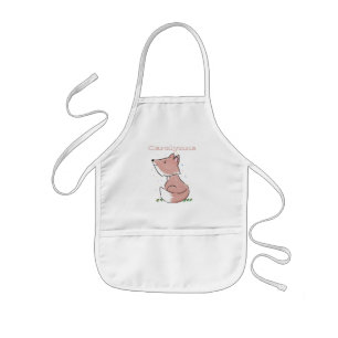 Tablier Enfant Caricature pour bébé renard