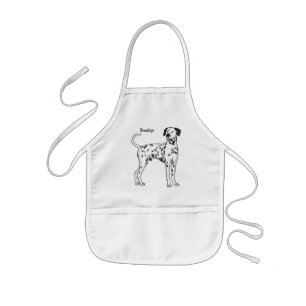 Tablier Enfant Caricature pour chien dalmate