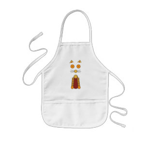 Tablier Enfant CAT orange