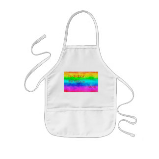 Tablier Enfant C'est tout sur l'amour arc-en-ciel 03