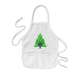 Tablier Enfant Chanoukka et Noël