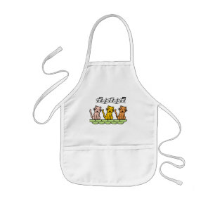Tablier Enfant Chats de chant T-shirts et cadeaux