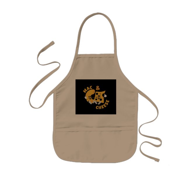 Tablier Enfant Cheese Mac & Cheese Drôle Idée cadeau (Devant)