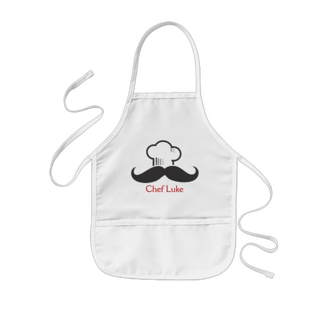 Tablier Enfant Chef enfant Mustache Apron (Devant)