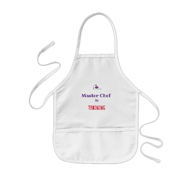 Tablier Enfant Chef principal pour enfants (Devant)