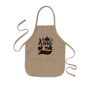Tablier Enfant Chef Royal Apron : Roi de la cuisine