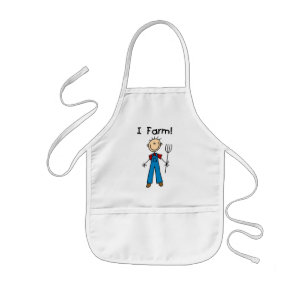 Tablier Enfant Chiffre T-shirts et cadeaux de bâton d'agriculteur