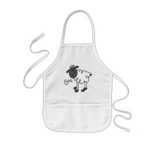 Tablier Enfant Chiffre T-shirts et cadeaux de bâton de moutons