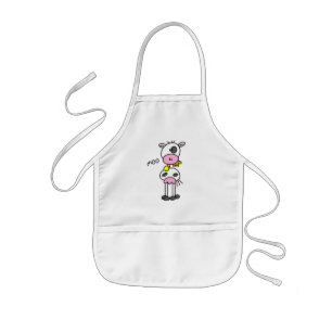 Tablier Enfant Chiffre T-shirts et cadeaux de bâton de vache