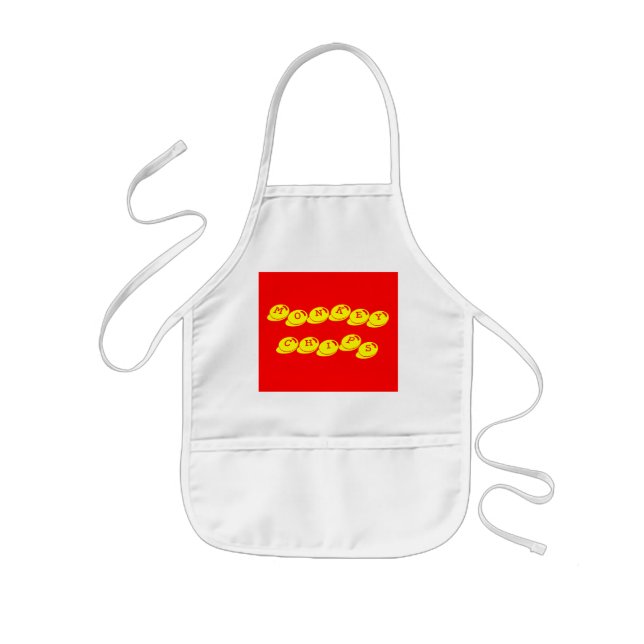 Tablier Enfant Chips de singes (Devant)
