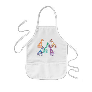 Tablier Enfant Cinq girafes