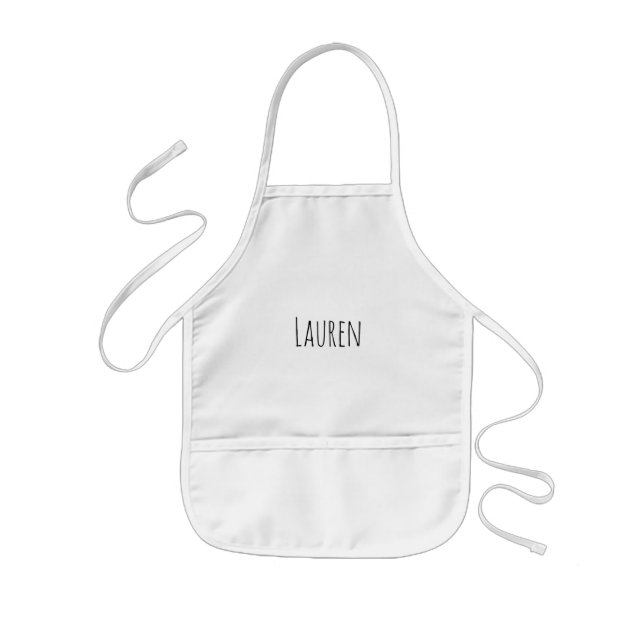 Tablier Enfant Custom Name Kids Apron (Devant)