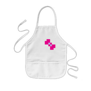Tablier Enfant Cute 8 bits Pixel Bow
