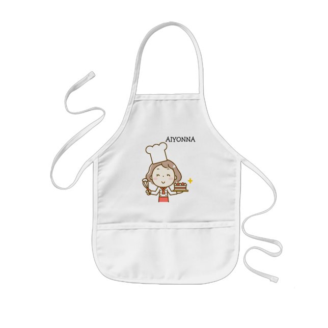 Tablier Enfant Cute Girl Chef (Devant)