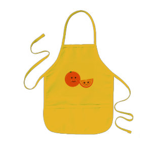 Tablier Enfant Cute Orange