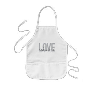 Tablier Enfant Design urbain, moderne, simple, cool Love Arkansas