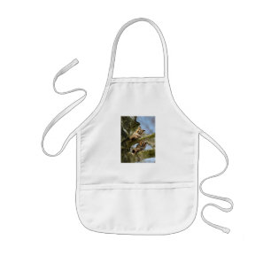 Tablier Enfant Deux hiboux dans les bois, oiseaux, faune Enfant t